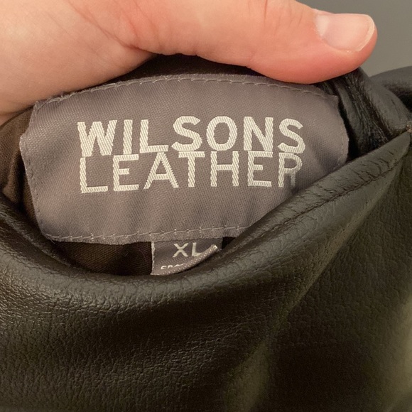 Wilsons Leather leather jacket with faux fur lining - Picture 11 of 12